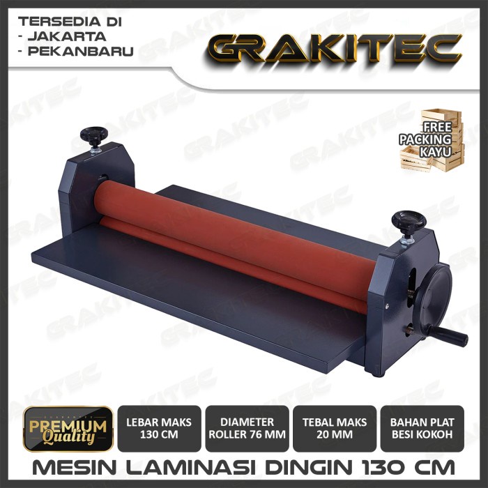 Mesin Laminating Dingin 1300MM / Laminasi Dingin 1300 MM