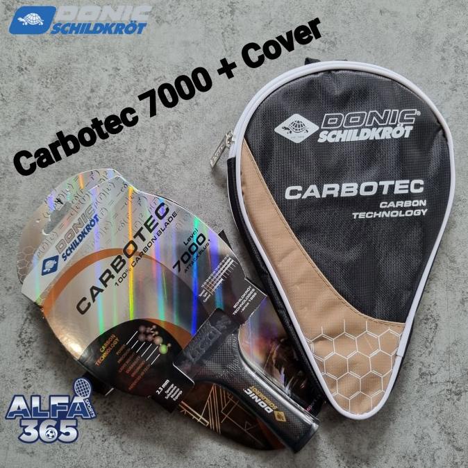 Donic Schildkrot Carbotec 7000 Bat Bet Pingpong Tenis Meja