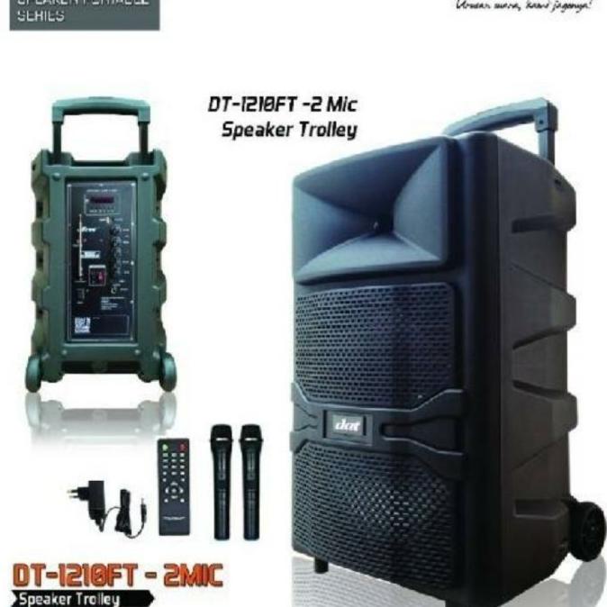 SPEAKER BLUETOOTH PORTABLE WIRELESS DAT DT 1201FT 12 INCI ORIGINAL