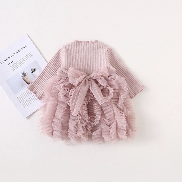 Harga Spesial.. INCESSBABY Dress Korea Anak Perempuan Baju Dress Anak Gaun Bayi Dres Bayi Perempuan 