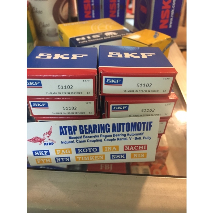 THRUST BALL BEARING 51102 SKF terpopuler