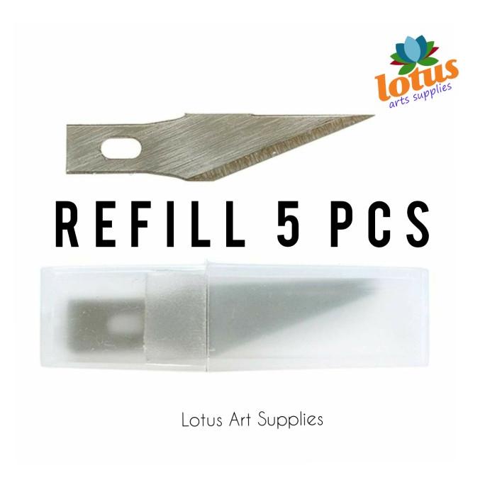 

Crafting Art Knife + 10 Refill / Pisau Seni Ukir Prakarya