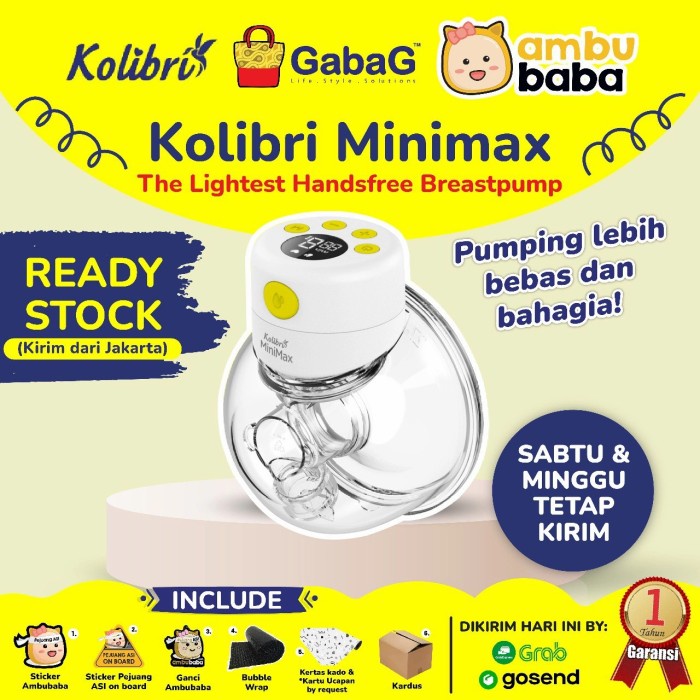 Gabag Minimax Pompa ASI Handsfree Electric Breast Pump