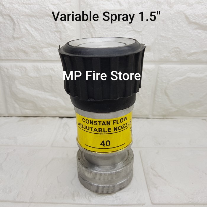 Variable Nozzle Nuzzle Spray Pemadam 1.5 Inch