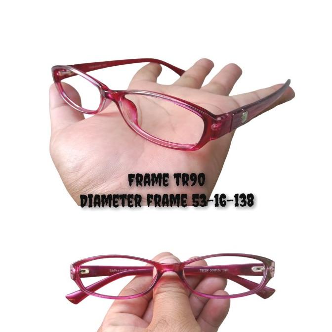 kacamata tr90 small paket hemat gratis lensa