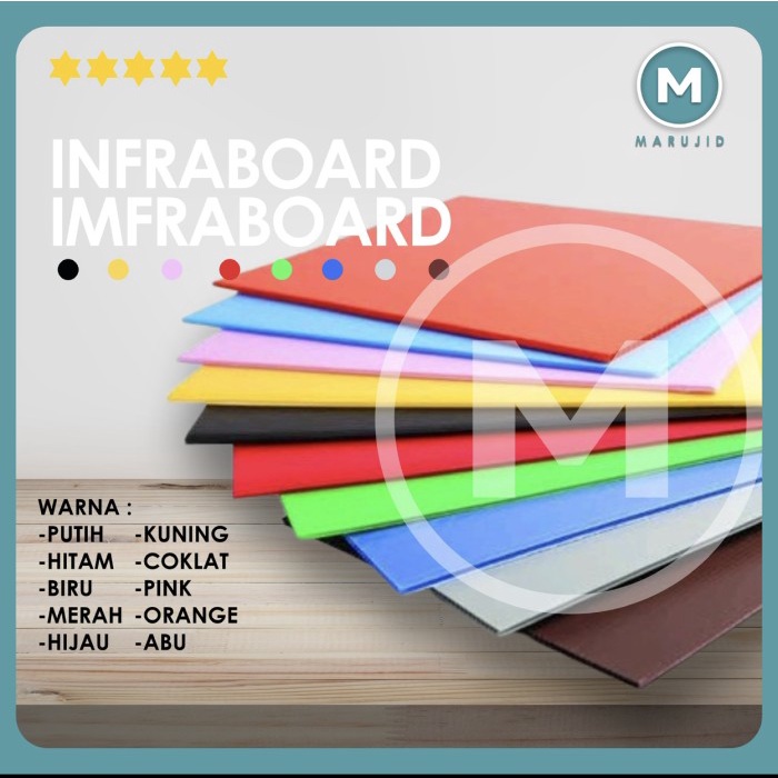 

Bestseller Infraboard / Impraboard Putih 100X50 Tebal 5Mm