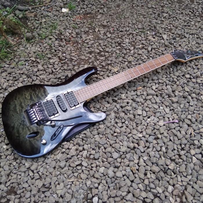 Gitar Ibanez S670QM TGB Transparent Gray Sunburst