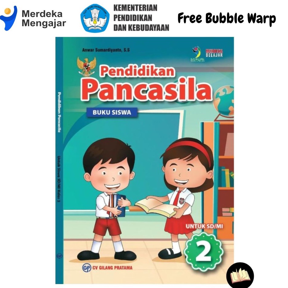 Terlaris Buku Siswa PPKN GP Kelas 2 SD Kurikulum Merdeka