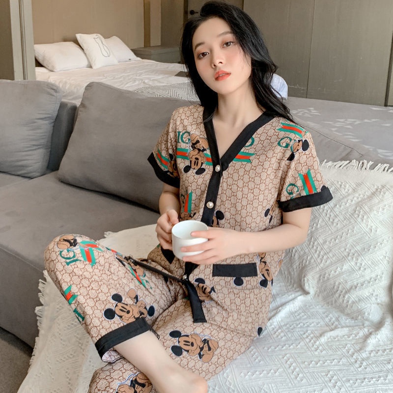 Baju Tidur Wanita Dewasa Setelan Sexy Terbaru Lengan Panjang Oneset Pyama Korean Style Import Seksi 