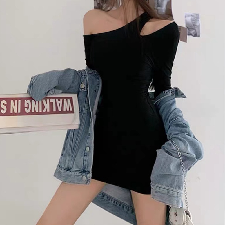 MURAH MERIAH Sexy Tall Cut Out Dress Wanita 1588 (S-XL)