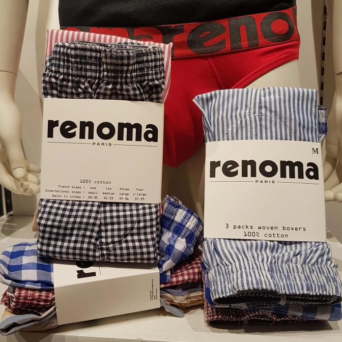 RENOMA Underwear Men - Celana dalam boxer pria - Boxer Pria isi 3