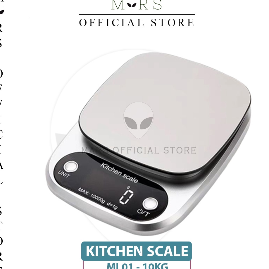 jf CFC-ML01 Timbangan Dapur Digital 10Kg Timbangan Kue Digital Dapur Premium Mini Kitchen Scale Timb