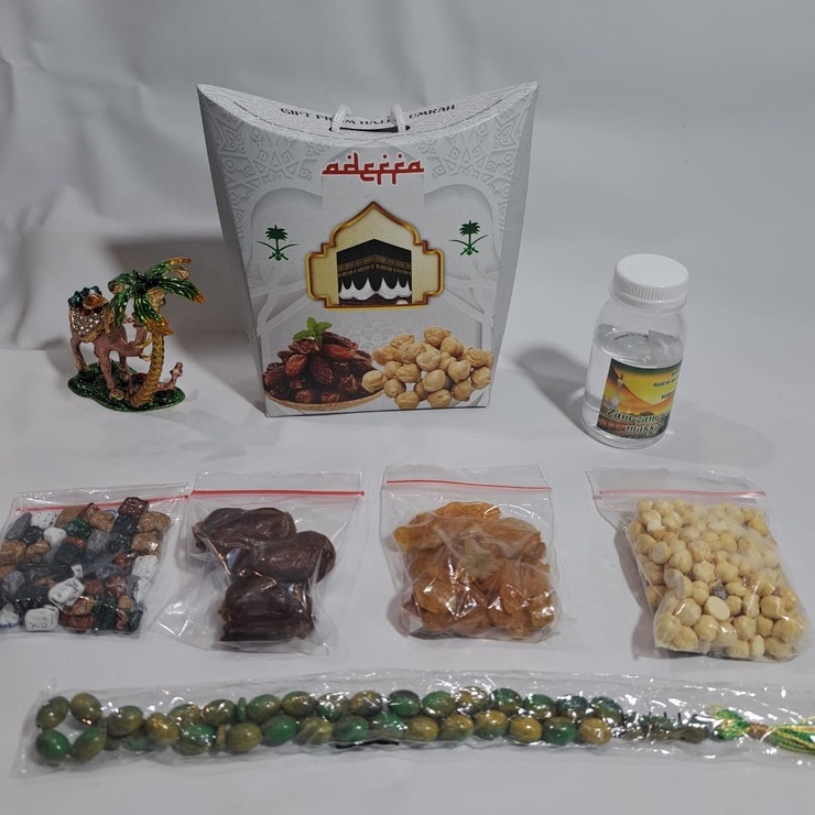 

LRVC2593 PAKET oleh oleh haji dan umroh air zamzam ori+ Coklat Kerikil+tasbih