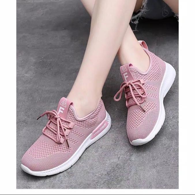 Sepatu Sneakers Wanita Import Original Sepatu Sepeda Running Joging