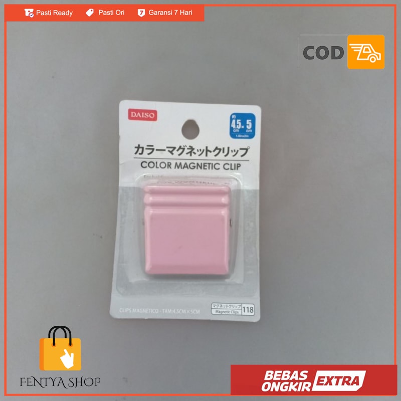 

DAISO penjepit kertas dengan magnet size M magnetic clip