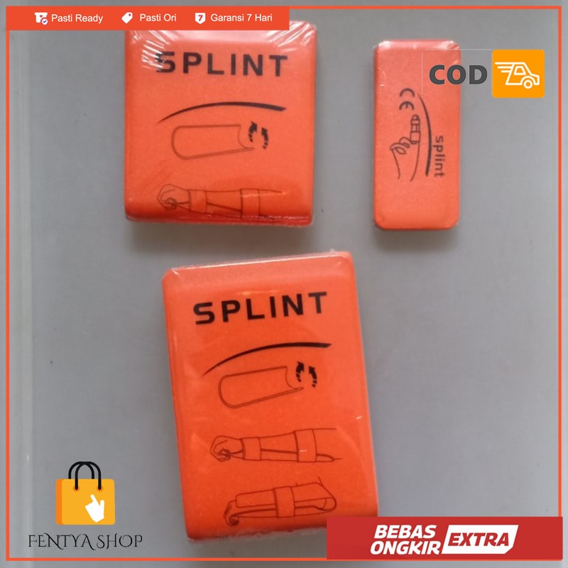 set finger splint arm splint seperti sam splint