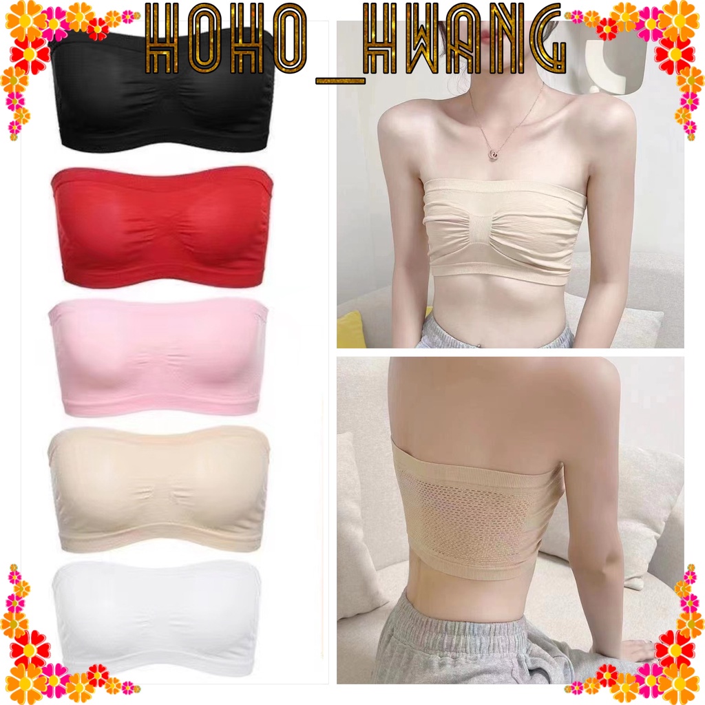 Kemben Seamless Lembut Anti Nyeplak Tebal Halus Polos Perempuan U2F9 Berkualitas Bralette Daleman Ba