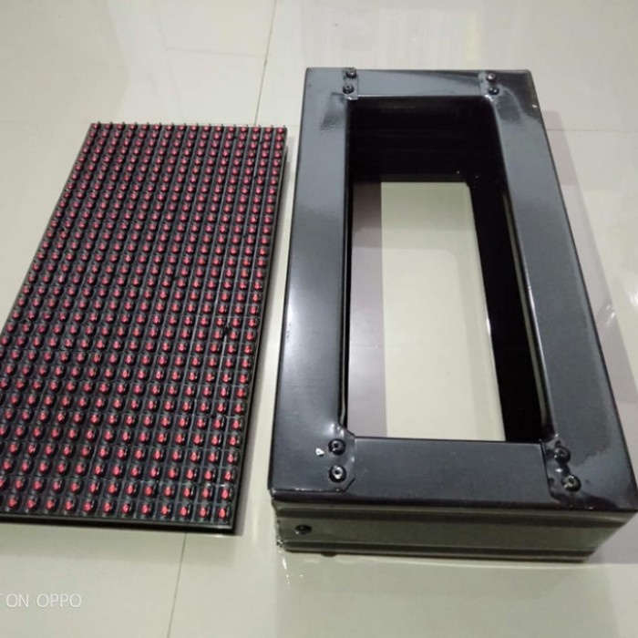 FRAME P10 SMD DIP LED RUNING 16*32 UNTUK 1 PANEL P10