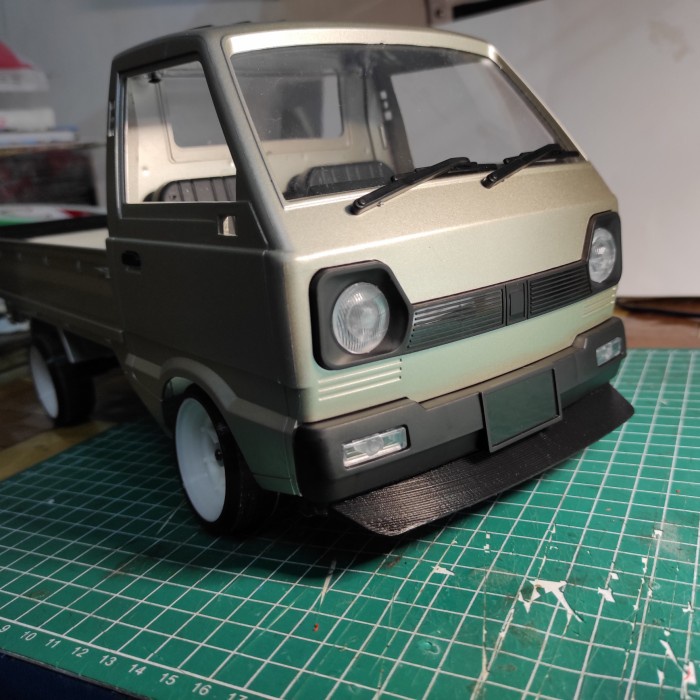 Aksesoris Mobil Rc WPL D12 Suzuki Carry Lip Front Bumper