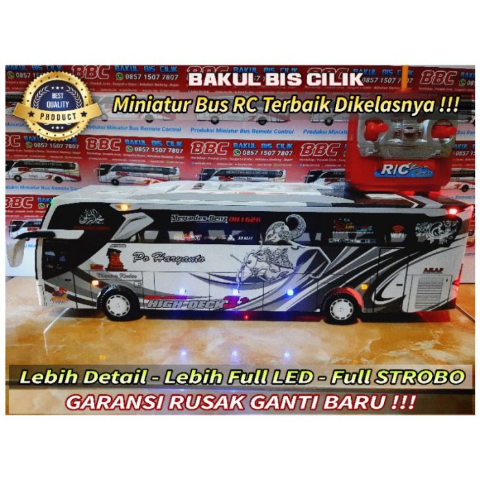 Miniatur bus RC po haryanto PARADISE ( remote control )