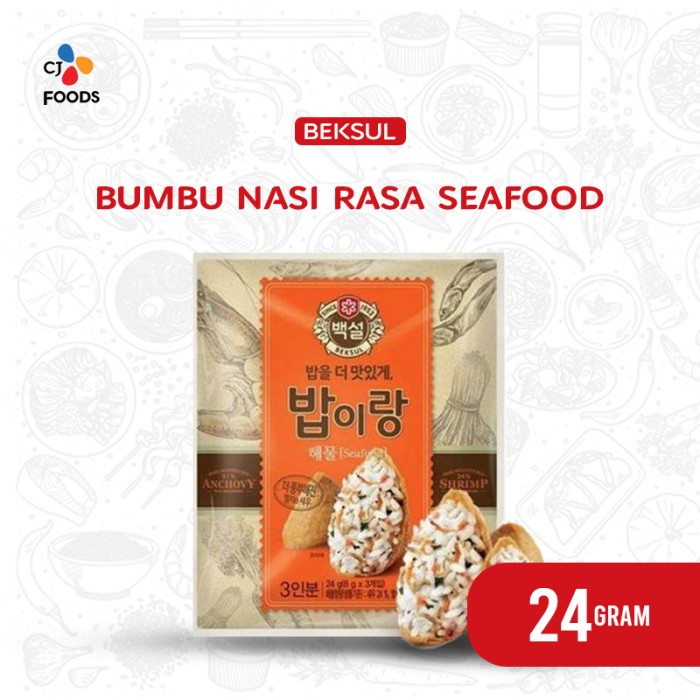 

Beksul Bumbu Nasi Rasa Seafood (Babirang Seafood) 24 Gram