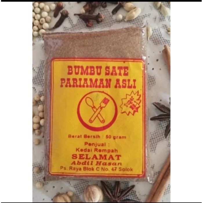 

Ready 1Pack Bumbu Sate Padang/Pariaman