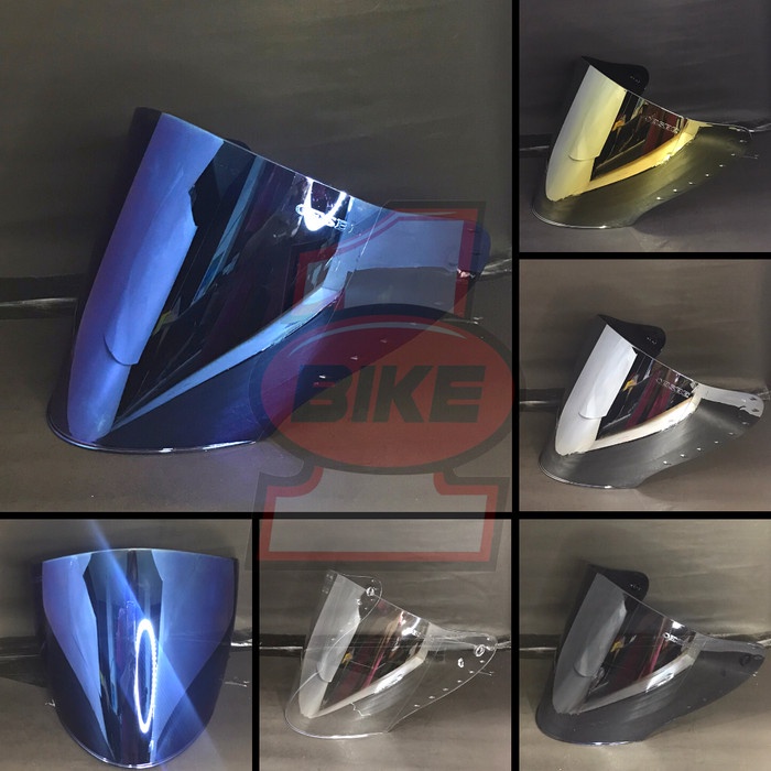 Terlaris Kaca Visor Osbe Flat Venom Iridium Helm Nhk R1 Iridium Flat Pnp