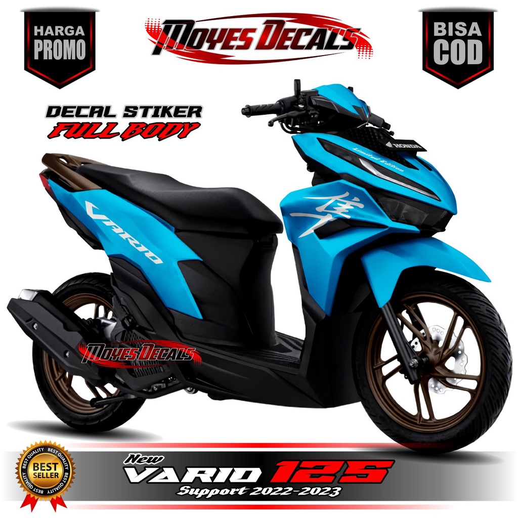 Bisa COD . Decal Motor New Vario 125 - Decal Sticker Stiker Variasi Vario 150 LED Full Body MOTIF  P