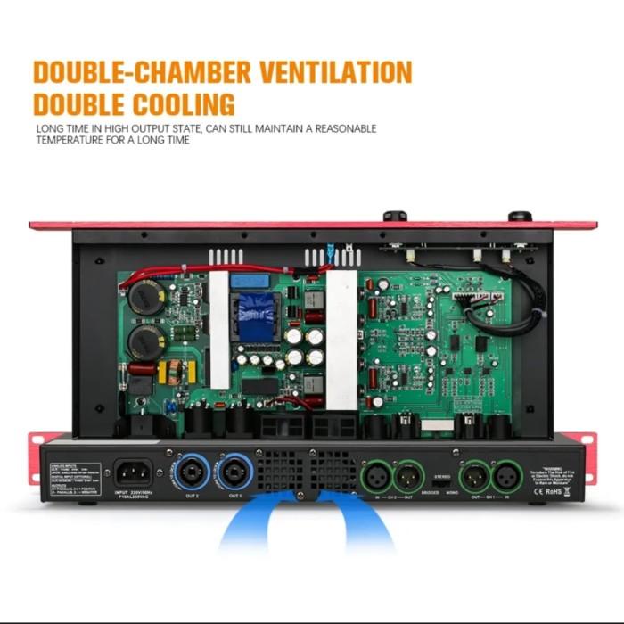 Jbl Xm 200 Profesional Power Amplifier 550Wx2 Class D Ultra