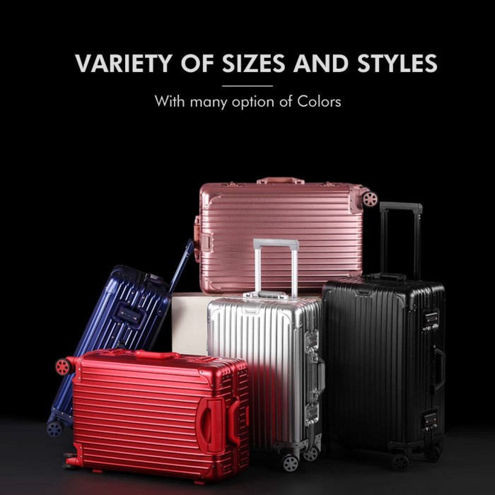 Terlaris Tas Koper Roaming B002 Koper Kabin 20 Inch Full Aluminium