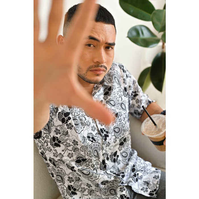 Murah Broodis Kemeja Batik Pria Lengan Pendek Charlotte NON COD