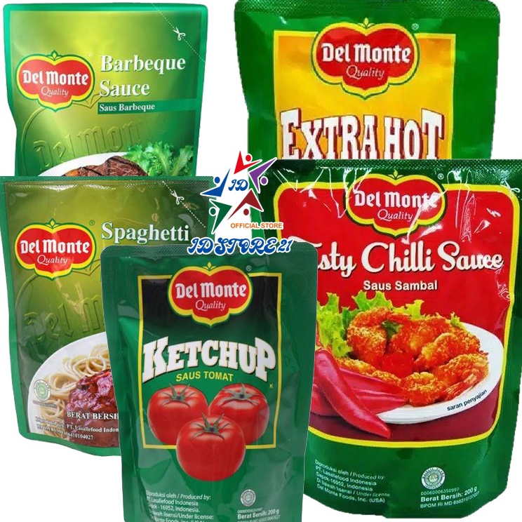

➩↓✮≛ Saus Extrahot BBQ Spaghetti Tastychili Tomat Delmonte kemasan Pouch ALL VARIANT Bestseller