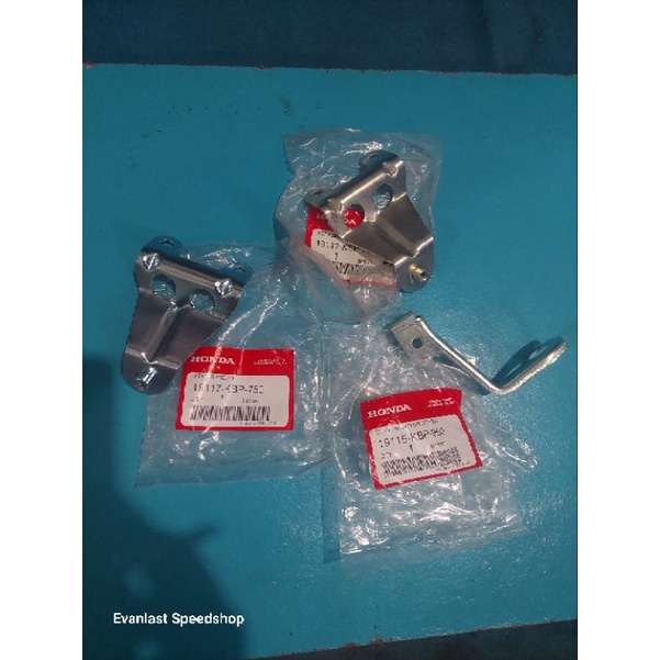 breket dudukan body sayap radiator nova dash