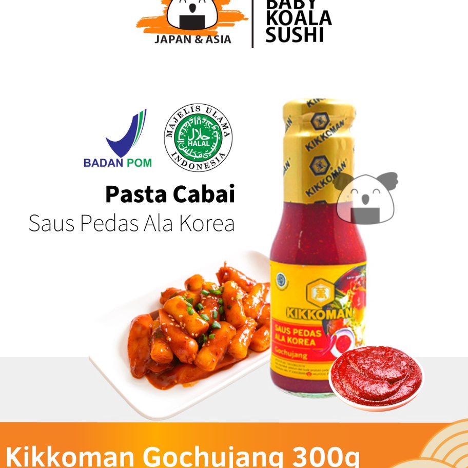 

Laris KIKKOMAN Gochujang Sauce 300 g Halal