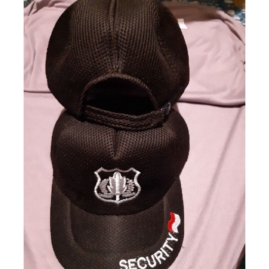 Harga Murah TOPI SECURITY /TOPI SATPAM/TOPI COKLAT/TOPI JARING SATPAM