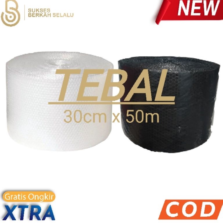 

✣Best✫ Bubble Wrap 30cmx50m / 30cmx10m / Bubble Wrap Tebal Q63 ➜