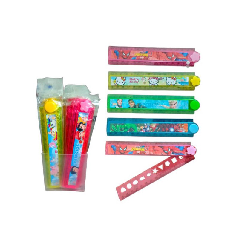

Penggaris lipat 30cm/ penggaris lipat fancy