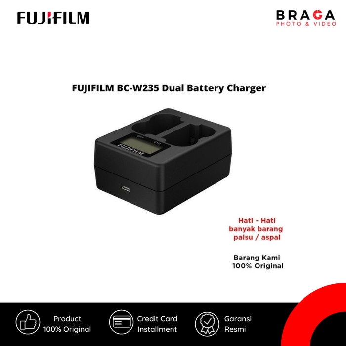 FujiFilm BC-W235 Battery Charger / FUJIFILM BC-W235 Dual Battery Charg