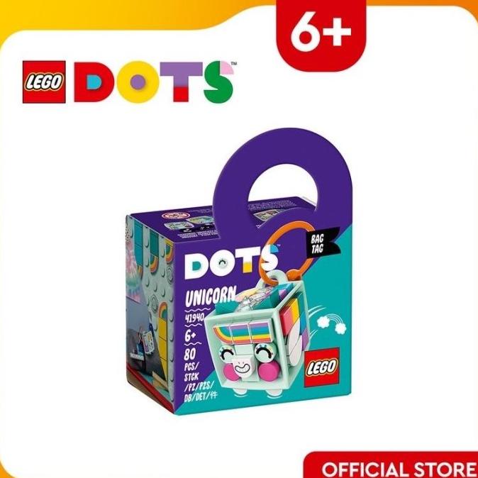 promo TERLARIS LEGO DOTS Bag Tag Unicorn 41940 DIY Craft Kit (80 Pieces) ready stock