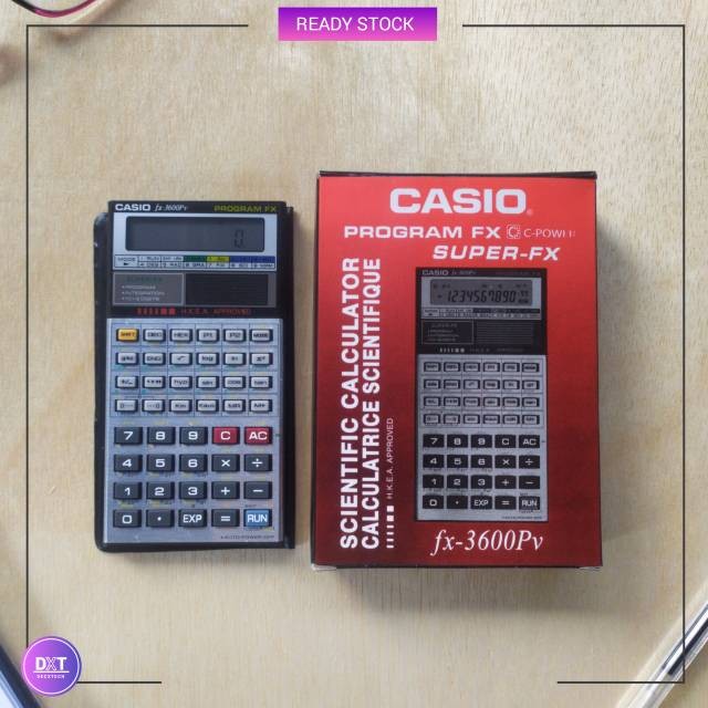 

PROMO CASIO FX 3600 PV KALKULATOR PROGRAM SCIENTIFIC ILMIAH