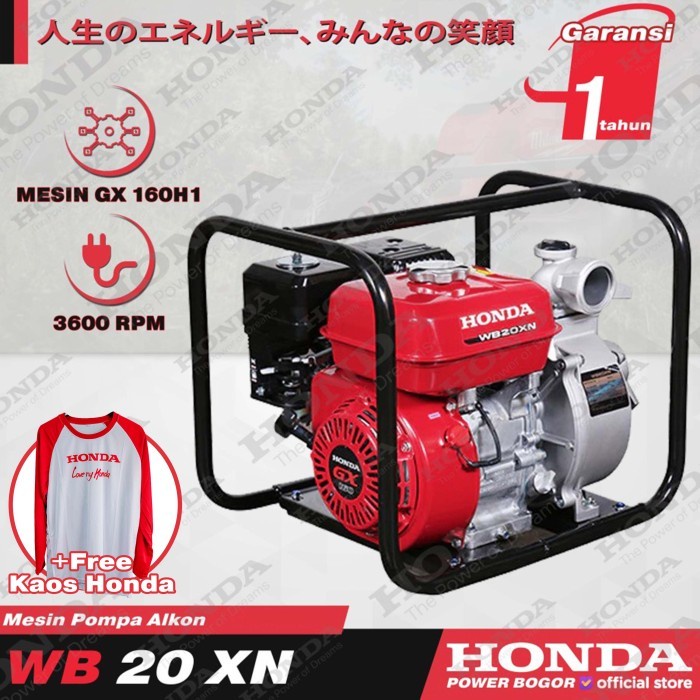 HONDA MESIN POMPA AIR ALKON WB 20 XN 2 INCH POMPA AIR IRIGASI WB20XN