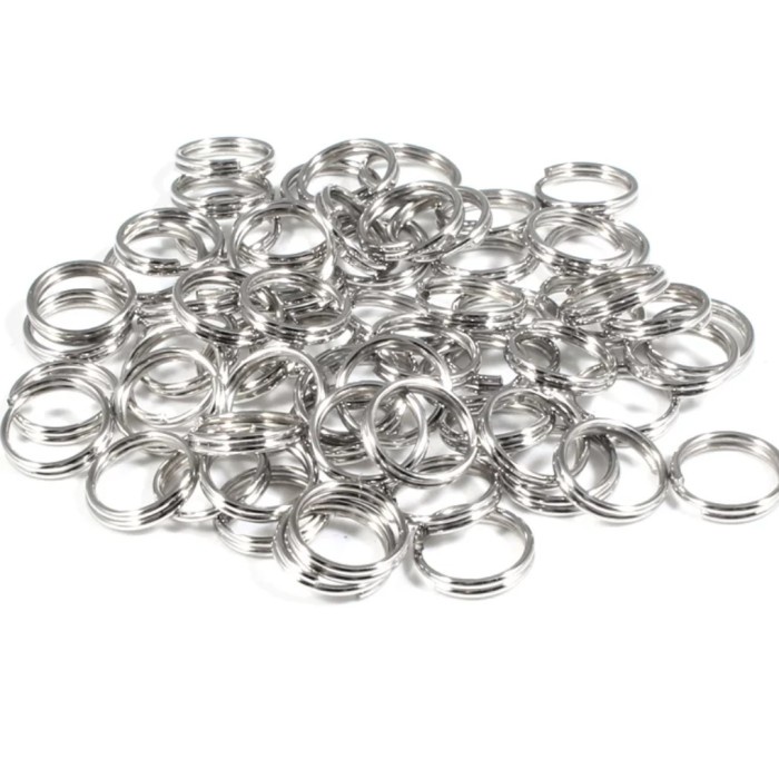 

RING BULAT GANTUNGAN KUNCI MINI 8MM NIKEL DOUBLE JUMP RING