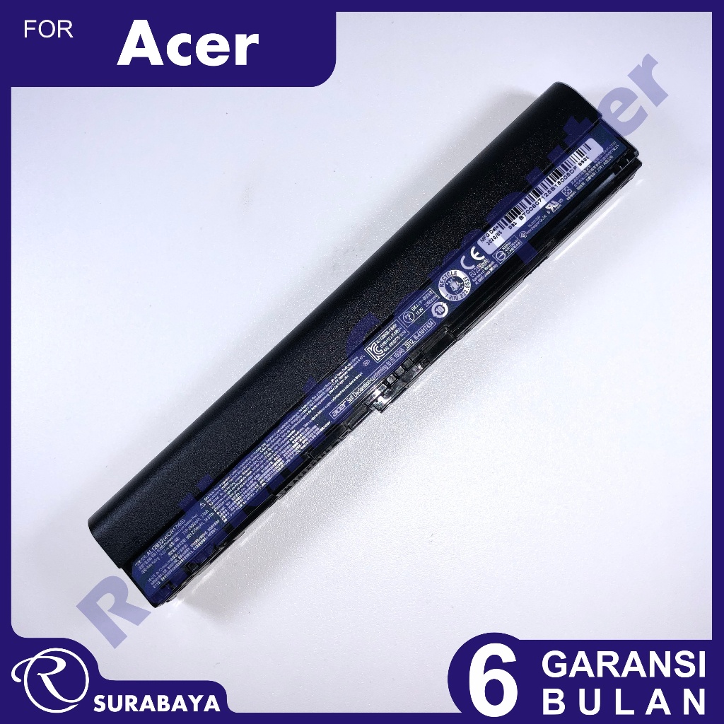 Slim Baterai Acer Aspire One 725 756 AL12X32 AL12B72
