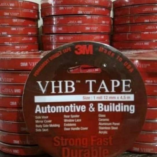 

(QW✮.15✮) Original 3M Double Tape VHB 12mm Super Kuat Super Lengket Tahan Lamapaliing.laris..!