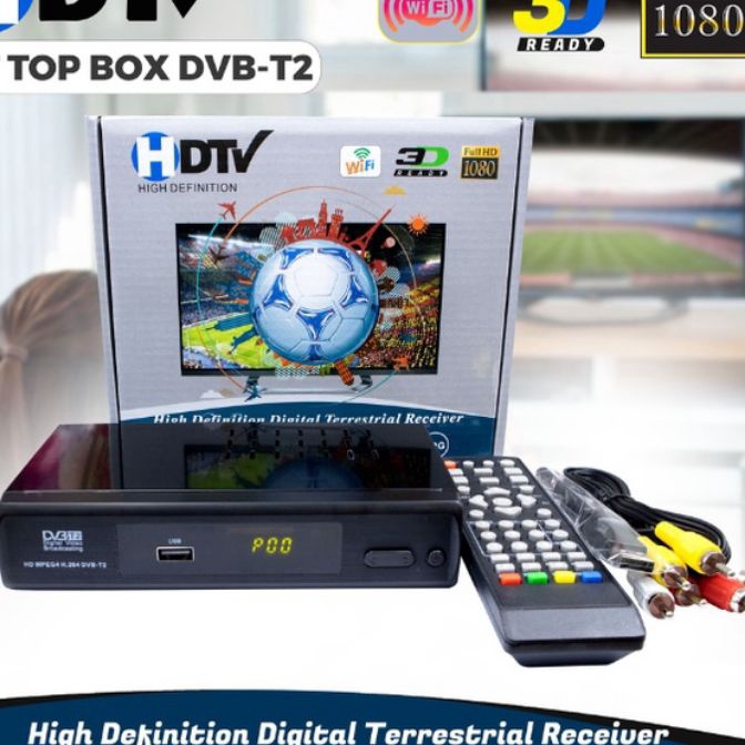 [UI♥.D☼] 「Skylo🇲🇨」STB DVB-T2 Set Top Box TV Digital Received Full HD Alat Penerima Siaran Televisi F