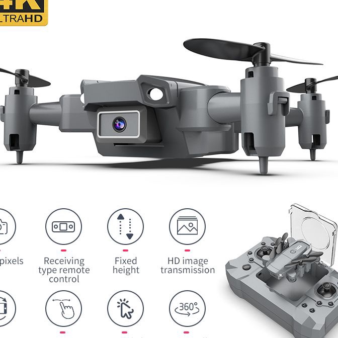 (M➛.☆ZL) Quadcopter Drone Mini Pocket Kamera 4K Camera ELF KY905 top.prooduk.