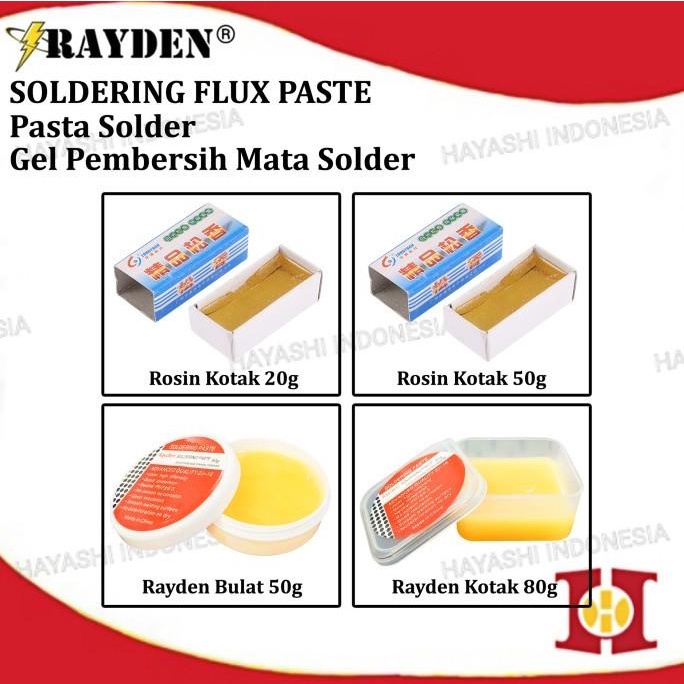 Rosin Flux Minyak Soldering Paste Cream Songka Siongka Solder Pasta
