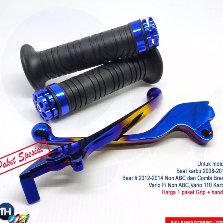 nZ Handle Rem 2 tone Motor Beat karbu / scoopy karbu / vario 110 karbu full cnc - Non Esp harga sepa