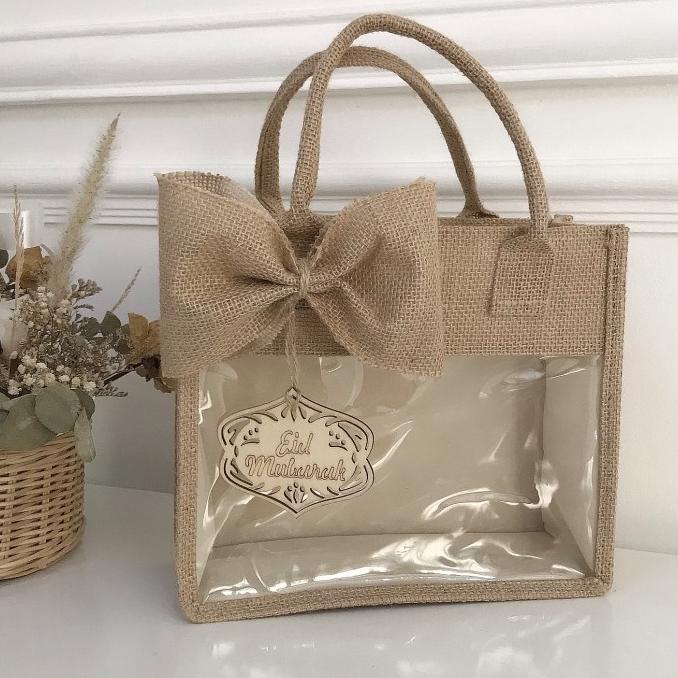 

Jute bag goni burlap hampers lebaran idul fitri