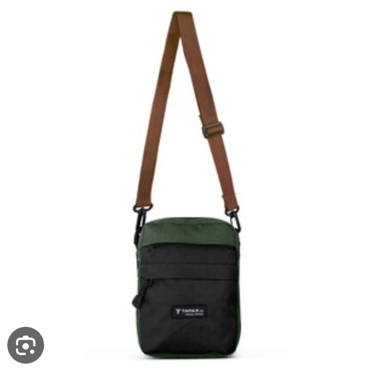 Semuanya baruRr8R2 jual tas Sling bag C motif L warna hitam mix hijau botol
